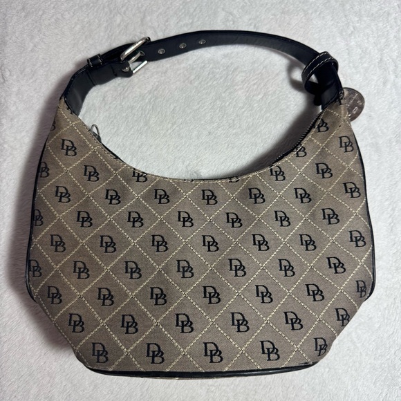 Y2K Dooney & Bourke Mini Shoulder Bag in Monogram Pattern - Picture 3 of 10